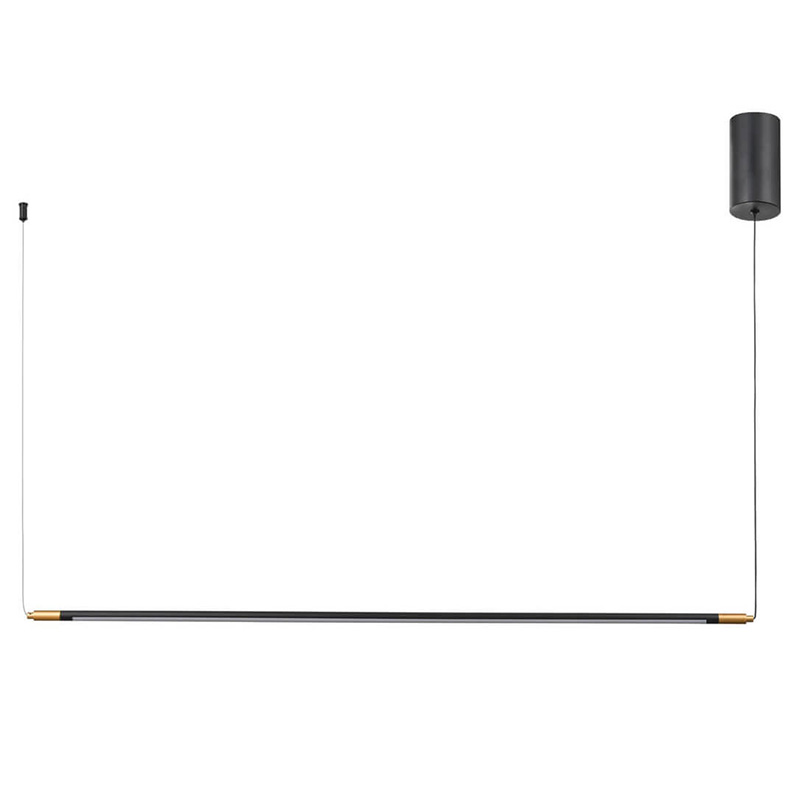 Подвесной светильник Drawing Line Gold Black Linear Золотой Черный Подвесной светильник Drawing Line Gold Black Linear Золотой Черный в Тюмени | Loft Concept
