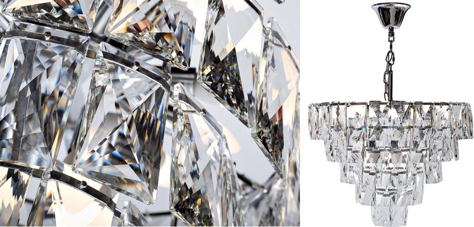 Люстра Tiers Crystal Light Chandelier 16 D60 Люстра Tiers Crystal Light Chandelier 16 D60 - Loft-Concept в Тюмени