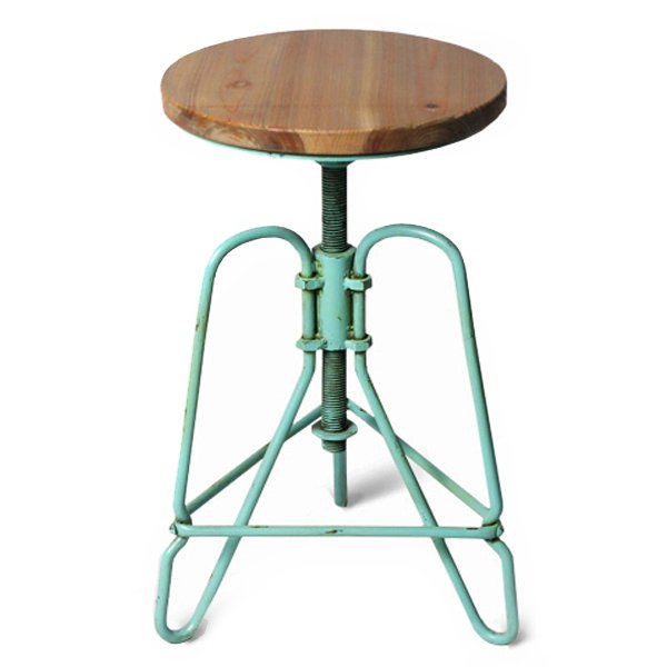 Винтажный Стул Loft Bar Stoo turquoise Коричневый Бирюзовый Винтажный Стул Loft Bar Stoo turquoise Коричневый Бирюзовый в Тюмени | Loft Concept