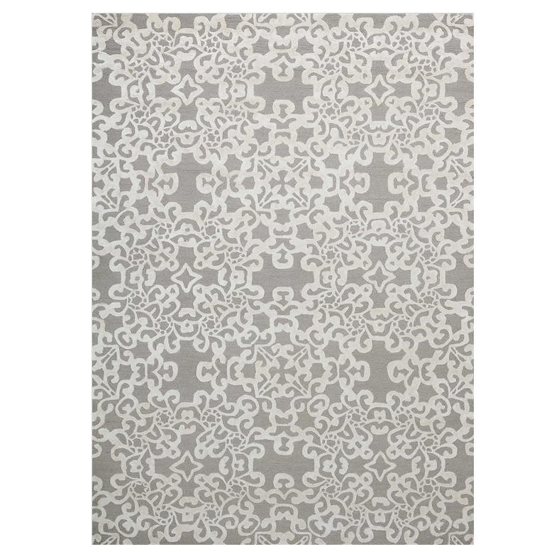 Ковёр из вискозы Indian pattern Pelermo Серый Ковёр из вискозы Indian pattern Pelermo Серый в Тюмени | Loft Concept