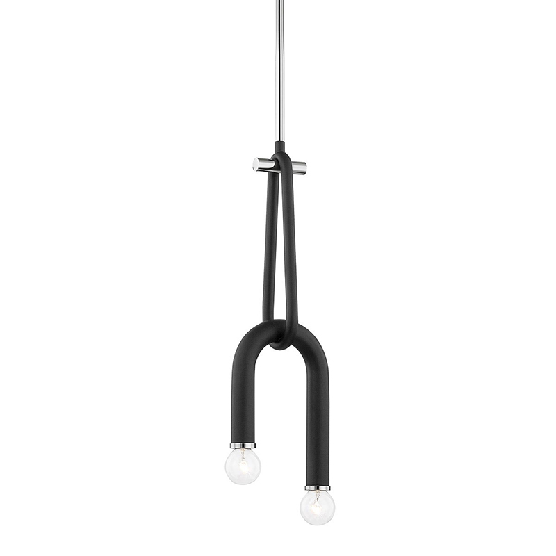 Люстра Paulson floppy pendant chrome Черный Хром Люстра Paulson floppy pendant chrome Черный Хром в Тюмени | Loft Concept