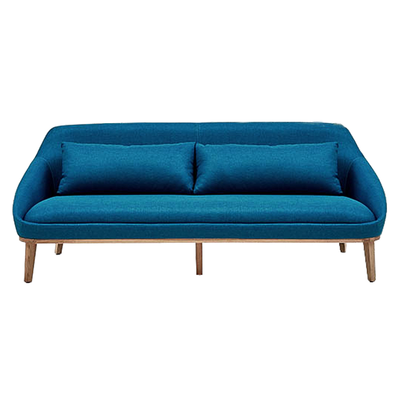 Двухместный диван Sea Basin Sofa Синий Древесина Двухместный диван Sea Basin Sofa Синий Древесина в Тюмени | Loft Concept
