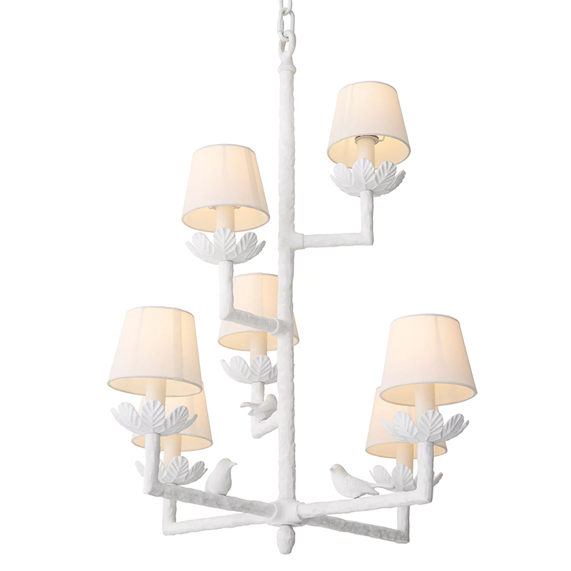 Люстра Eichholtz Chandelier Nature Белый Люстра Eichholtz Chandelier Nature Белый в Тюмени | Loft Concept