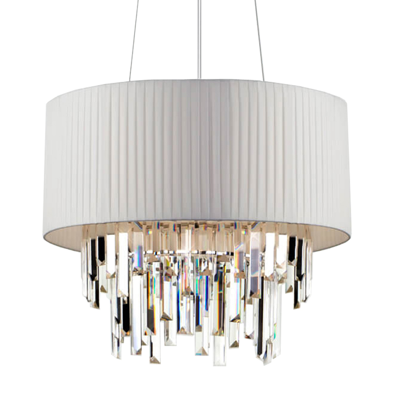Люстра Sorley Chandelier Белый Хром Люстра Sorley Chandelier Белый Хром в Тюмени | Loft Concept