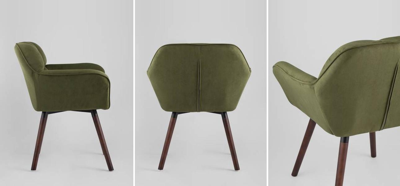 Кресло Ilaria цвет зеленый - фото №1