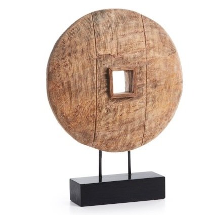 Колесо на подставке Wooden Wheel Коричневый Колесо на подставке Wooden Wheel Коричневый в Тюмени | Loft Concept