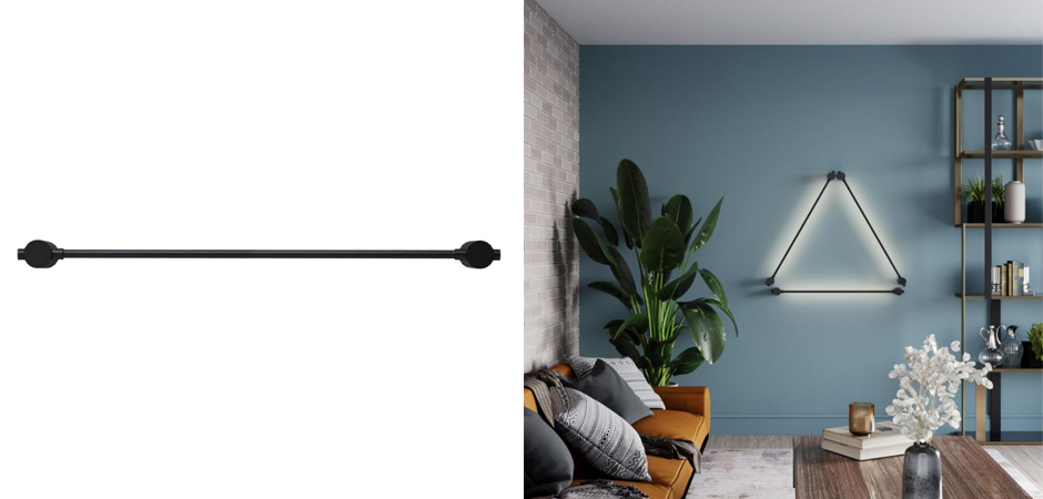 Черное светодиодное бра Trumpet tube Wide Черное светодиодное бра Trumpet tube Wide - Loft-Concept в Тюмени