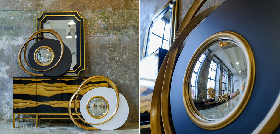 Зеркало Miroir Saturnales N 311 Black - Loft-Concept в Тюмени