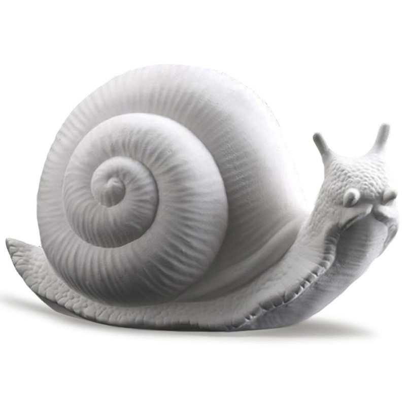 Статуэтка Abhika Snail Bisc. White Белый Статуэтка Abhika Snail Bisc. White Белый в Тюмени | Loft Concept