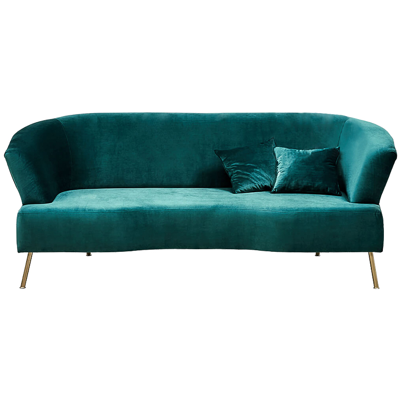 Диван Isis Sofa Turquoise Бирюзовый Золотой Диван Isis Sofa Turquoise Бирюзовый Золотой в Тюмени | Loft Concept
