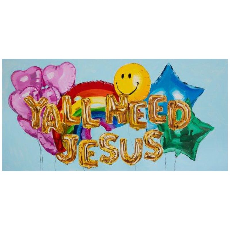 Картина Yall Need Jesus Мульти Картина Yall Need Jesus Мульти в Тюмени | Loft Concept