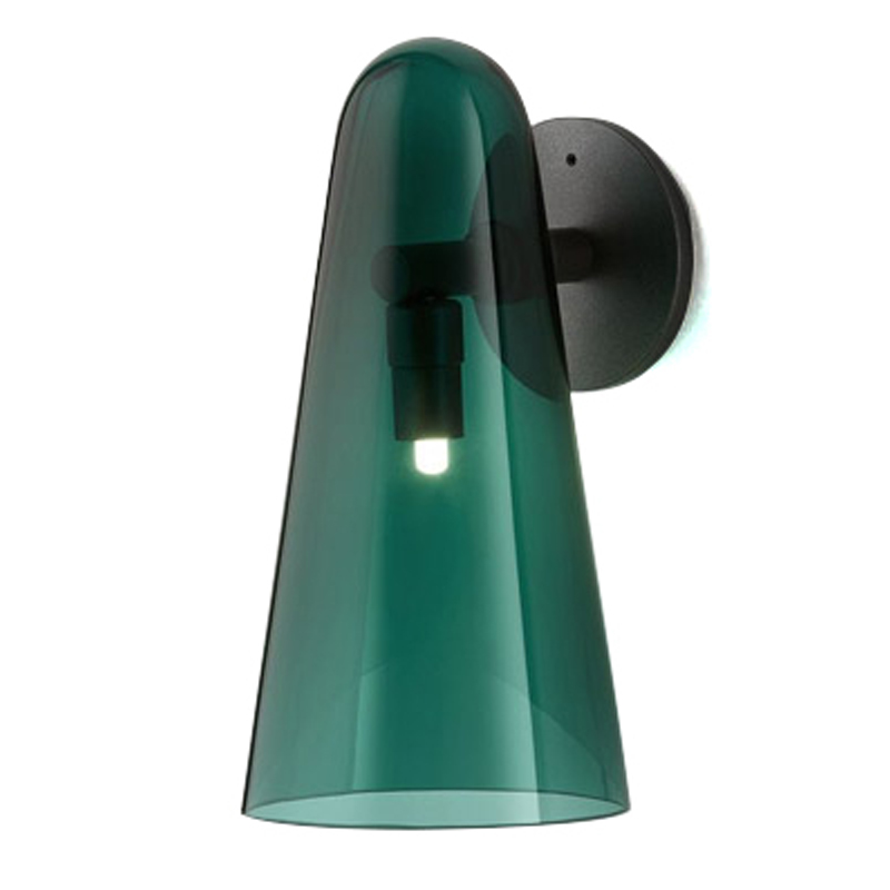 Бра Domi Sconce Green Черный Изумрудный Бра Domi Sconce Green Черный Изумрудный в Тюмени | Loft Concept