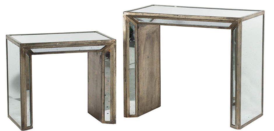 Приставной столик Mirrored Wide Side Приставной столик Mirrored Wide Side - Loft-Concept в Тюмени