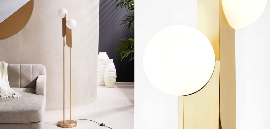 Торшер Two ball floor lamp Торшер Two ball floor lamp - Loft-Concept в Тюмени