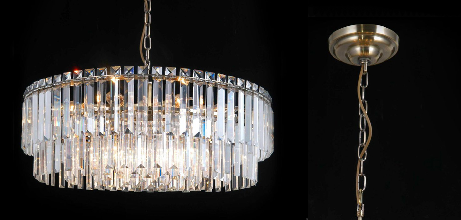 Люстра Odeon Chandelier Прозрачное Стекло диаметр 62 Люстра Odeon Chandelier Прозрачное Стекло диаметр 62 - Loft-Concept в Тюмени