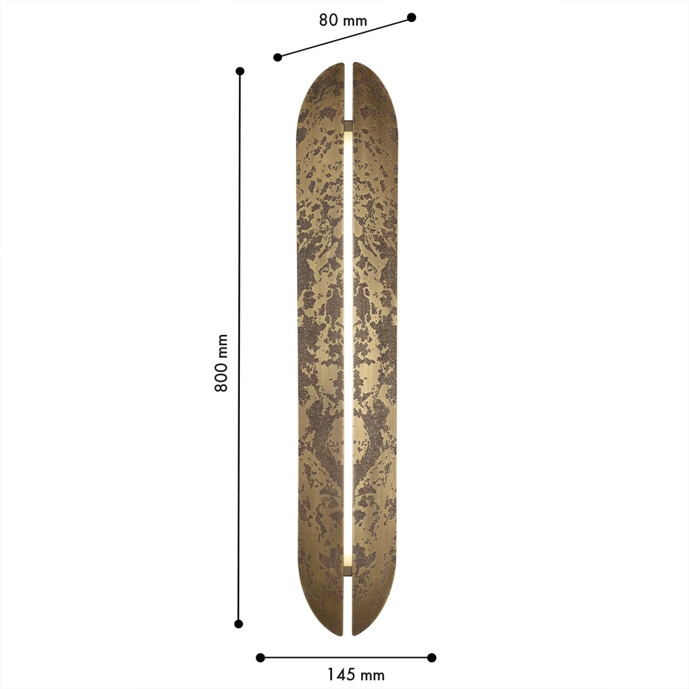 Бра винтажное с имитацией коррозии на медном корпусе Predominant в Тюмени