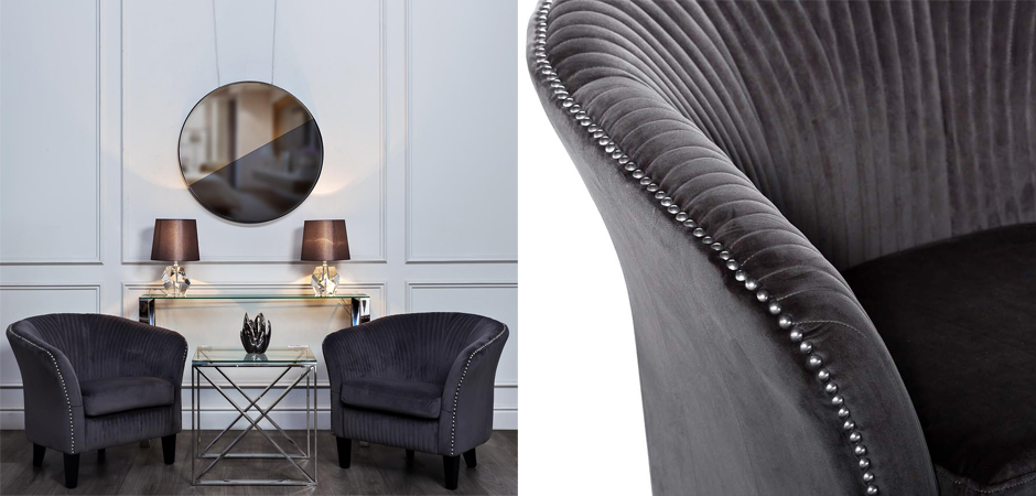 Кресло JackFlower Armchair grey Кресло JackFlower Armchair grey - Loft-Concept в Тюмени