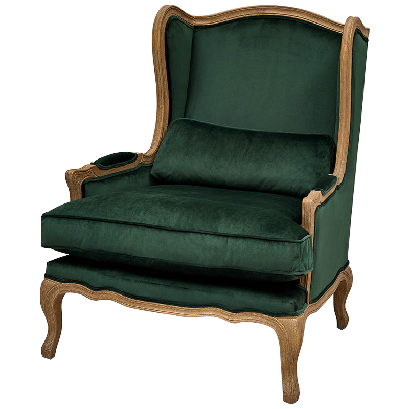 Кресло Armel Green Armchair Коричневый Зеленый Кресло Armel Green Armchair Коричневый Зеленый в Тюмени | Loft Concept