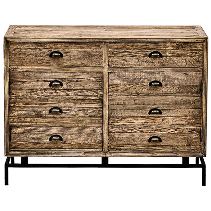 Комод деревянный в стиле Лофт Eligio Wood Commode Коричневый Черный Комод деревянный в стиле Лофт Eligio Wood Commode Коричневый Черный в Тюмени | Loft Concept