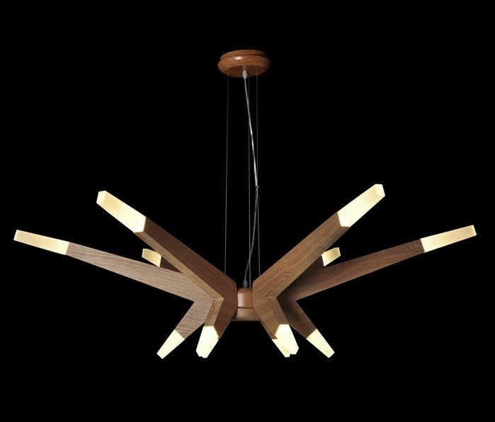 Люстра Wooden Glowworm Star Люстра Wooden Glowworm Star в Тюмени | Loft Concept