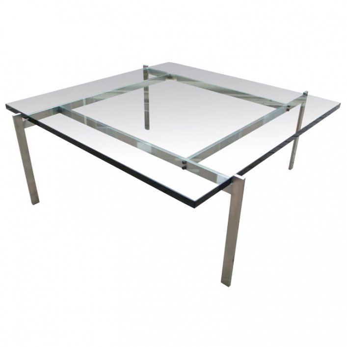 Журнальный стол PK61 Glass Прозрачное Стекло Сталь Журнальный стол PK61 Glass Прозрачное Стекло Сталь в Тюмени | Loft Concept
