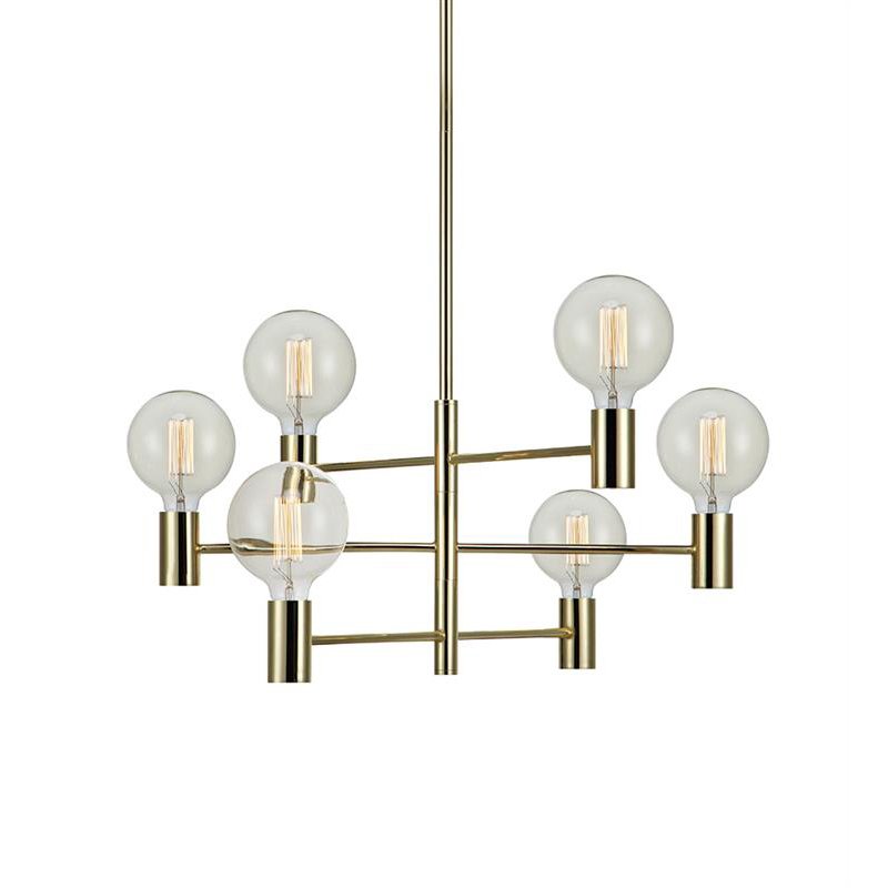 Люстра Helix Chandelier Gold Золотой Люстра Helix Chandelier Gold Золотой в Тюмени | Loft Concept