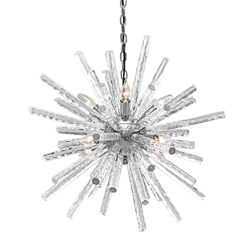 Люстра Icicles Sputnik Chandeliers Хром Прозрачный Люстра Icicles Sputnik Chandeliers Хром Прозрачный в Тюмени | Loft Concept