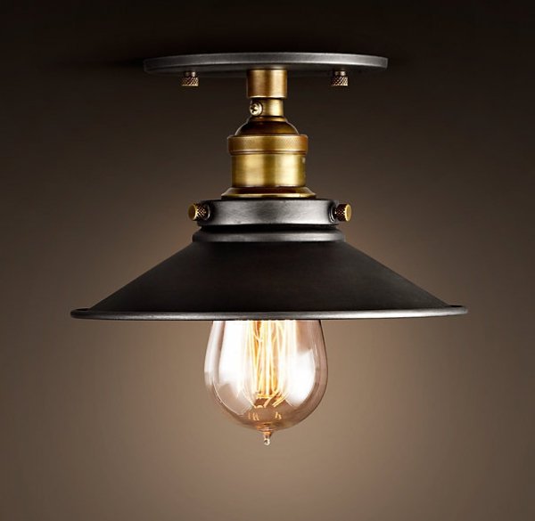 Потолочный светильник 20th c.Factory Filament Metal Потолочный светильник 20th c.Factory Filament Metal в Тюмени | Loft Concept