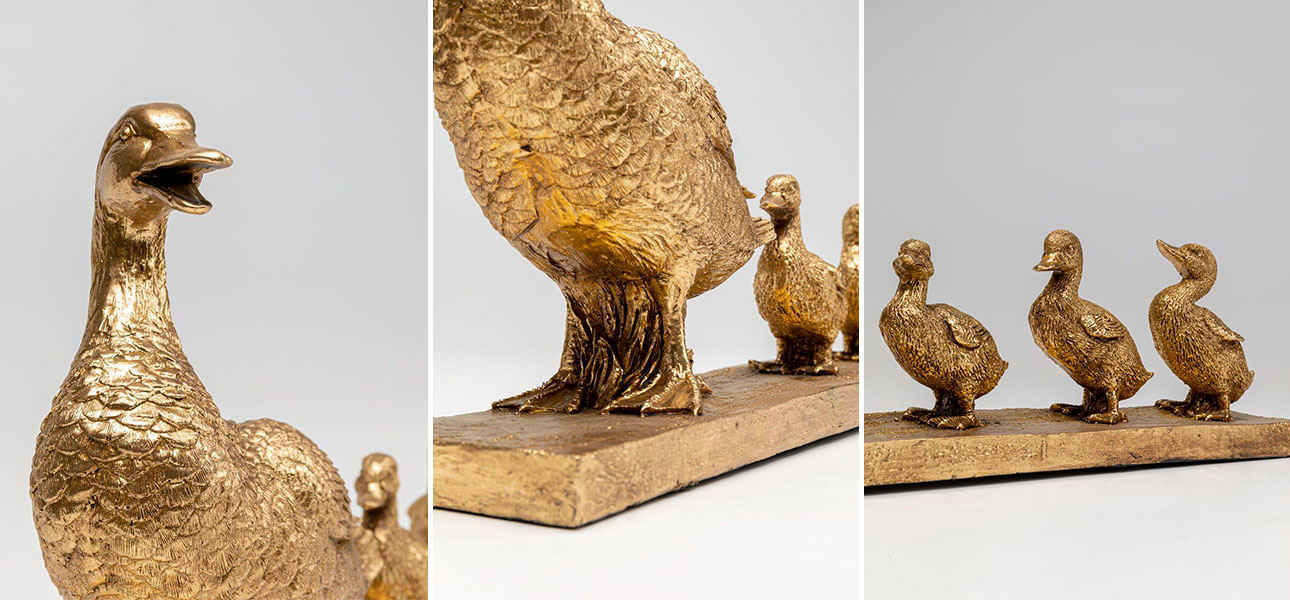 Статуэтка Утка с утятами Golden Duck - фото №1