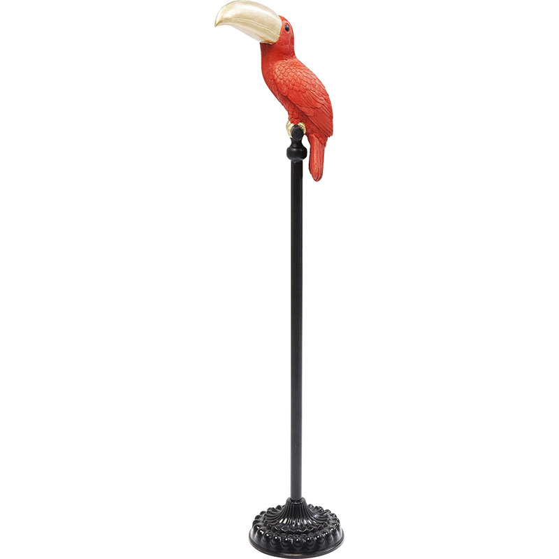 Статуэтка Red Tukan on a stand Красный Статуэтка Red Tukan on a stand Красный в Тюмени | Loft Concept