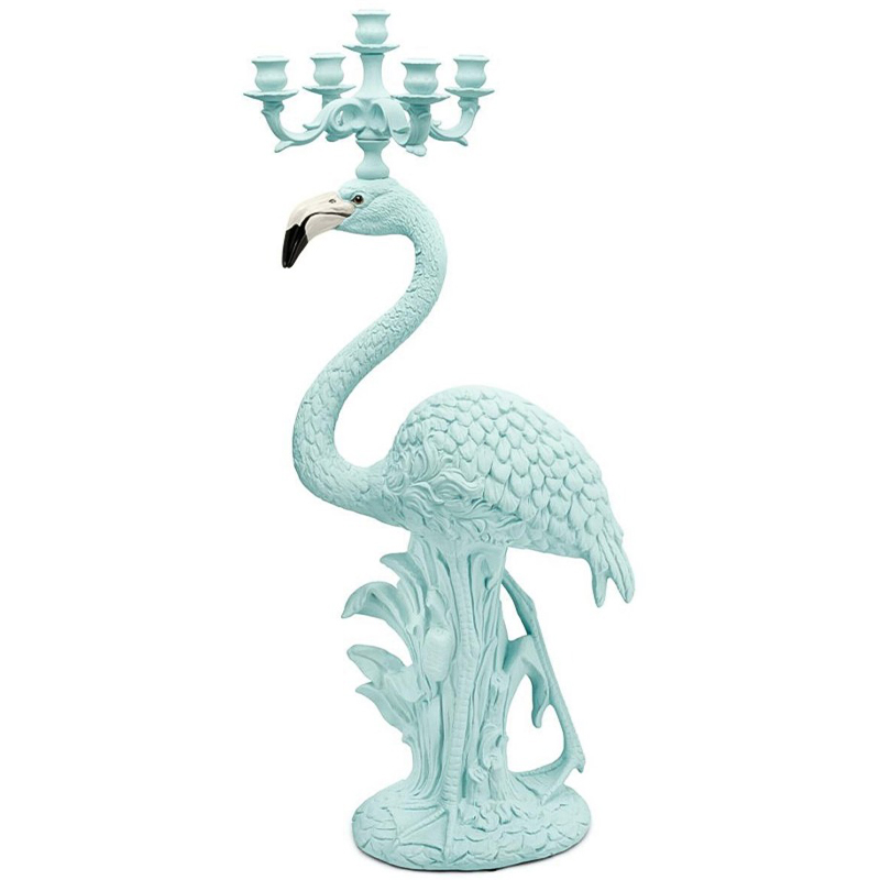 Подсвечник Candleholder Flamingo Bisc. Azure Matt Бирюзовый Подсвечник Candleholder Flamingo Bisc. Azure Matt Бирюзовый в Тюмени | Loft Concept