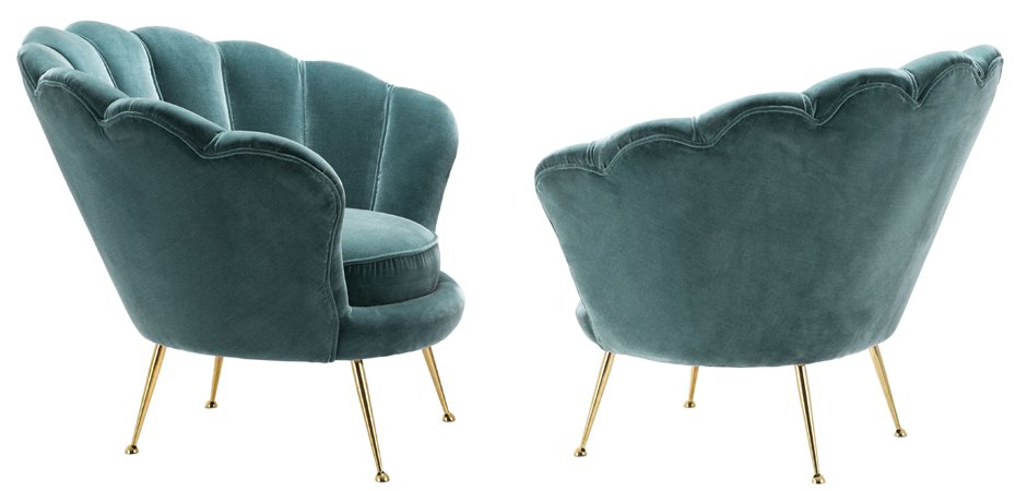 Кресло Eichholtz Chair Trapezium Turquoise Кресло Eichholtz Chair Trapezium Turquoise - Loft-Concept в Тюмени
