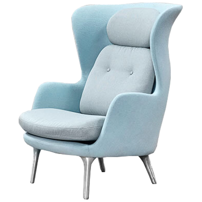 Кресло Bento Chair Голубой пастельный Серебряный Кресло Bento Chair Голубой пастельный Серебряный в Тюмени | Loft Concept