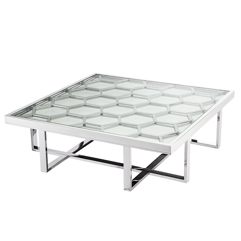 Кофейный стол Philipp Plein Coffee Table Skeleton Chrome Хром Прозрачное Стекло Кофейный стол Philipp Plein Coffee Table Skeleton Chrome Хром Прозрачное Стекло в Тюмени | Loft Concept
