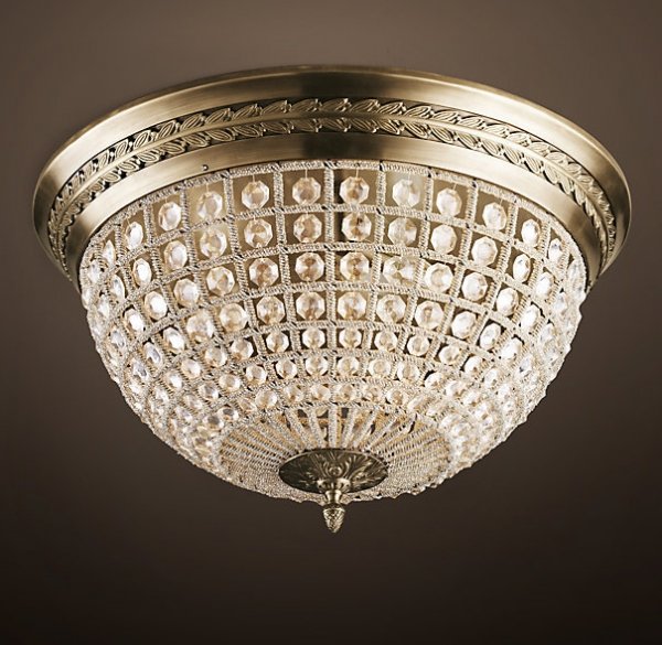 Потолочный светильник RH 19th c. Casbah Crystal Top 60 Темная бронза винтаж Потолочный светильник RH 19th c. Casbah Crystal Top 60 Темная бронза винтаж в Тюмени | Loft Concept
