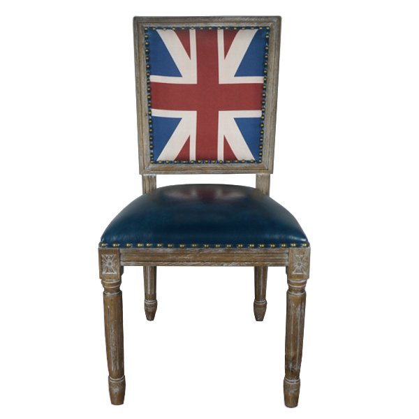 Кресло Union Jack Pattern III Коричневый Синий Кресло Union Jack Pattern III Коричневый Синий в Тюмени | Loft Concept