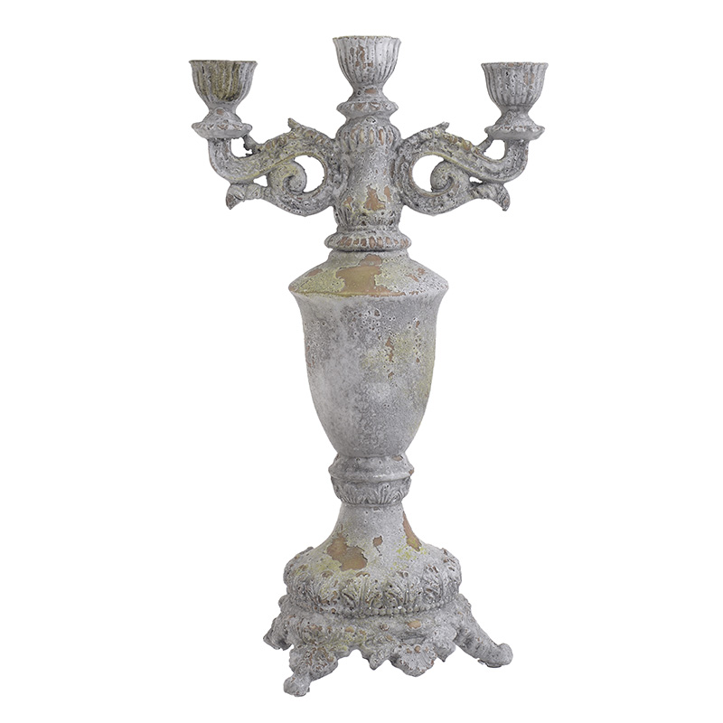 Подсвечник Myra Candlestick Серый Подсвечник Myra Candlestick Серый в Тюмени | Loft Concept