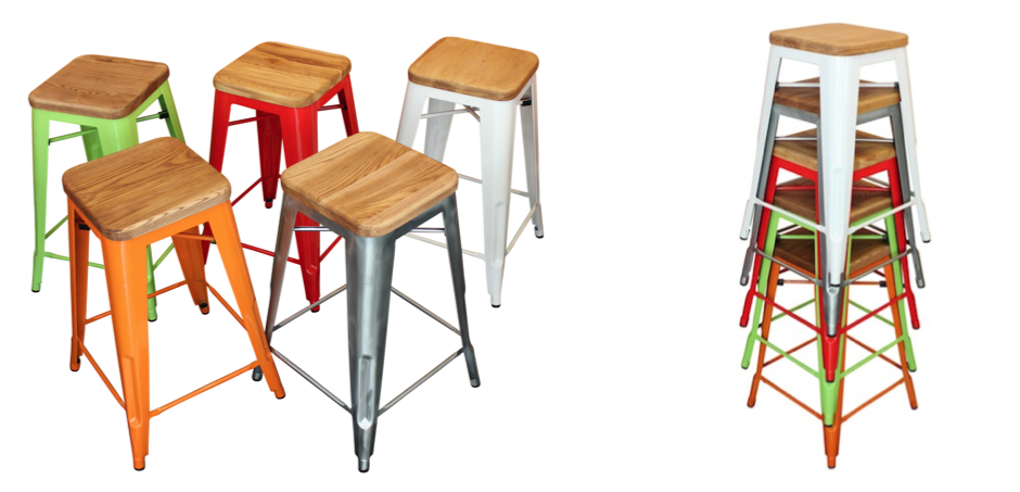 Барный стул Tolix Board Seat barstool Барный стул Tolix Board Seat barstool - Loft-Concept в Тюмени