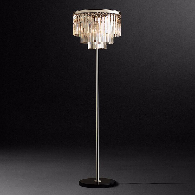 Торшер RH Odeon Floor Lamp Chrome Черный Мрамор Nero Хром Прозрачное Стекло Серый (Gray) Янтарь (Amber) Торшер RH Odeon Floor Lamp Chrome Черный Мрамор Nero Хром Прозрачное Стекло Серый (Gray) Янтарь (Amber) в Тюмени | Loft Concept