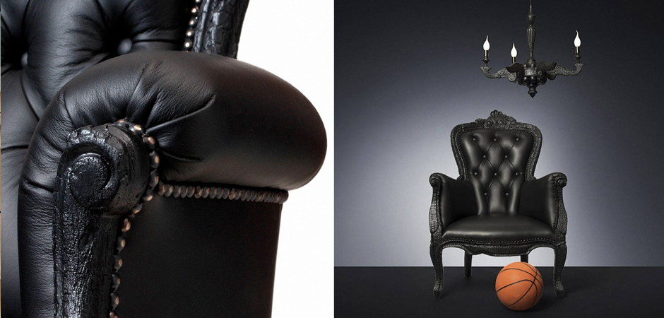 Дизайнерское Кресло Moooi Smoke обугленный эффект Дизайнерское Кресло Moooi Smoke обугленный эффект - Loft-Concept в Тюмени