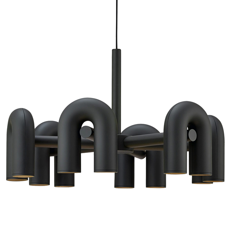 Люстра Cirkus AGO Lighting black 4-6 Черный Люстра Cirkus AGO Lighting black 4-6 Черный в Тюмени | Loft Concept