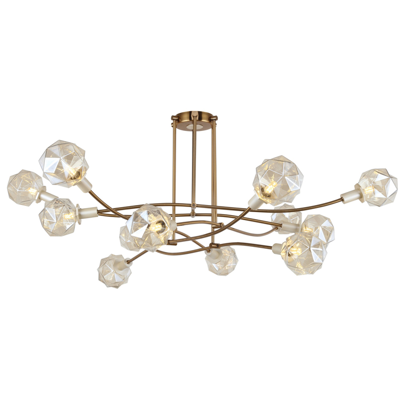 Люстра Severine Chandelier Золотой Золотой Шампань Люстра Severine Chandelier Золотой Золотой Шампань в Тюмени | Loft Concept