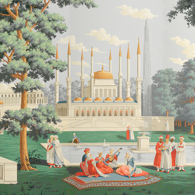 Обои ручная роспись Rives du Bosphore Byzantine on scenic paper Обои ручная роспись Rives du Bosphore Byzantine on scenic paper в Тюмени | Loft Concept