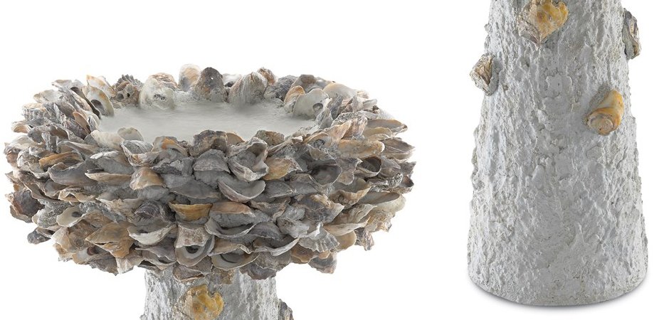 Приставной стол Oyster Shell Medium Bird Bath Приставной стол Oyster Shell Medium Bird Bath - Loft-Concept в Тюмени