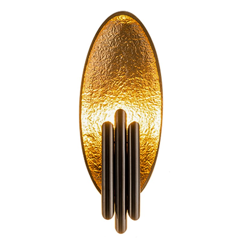 Бра Corrugation Gold Черный Золотой Бра Corrugation Gold Черный Золотой в Тюмени | Loft Concept