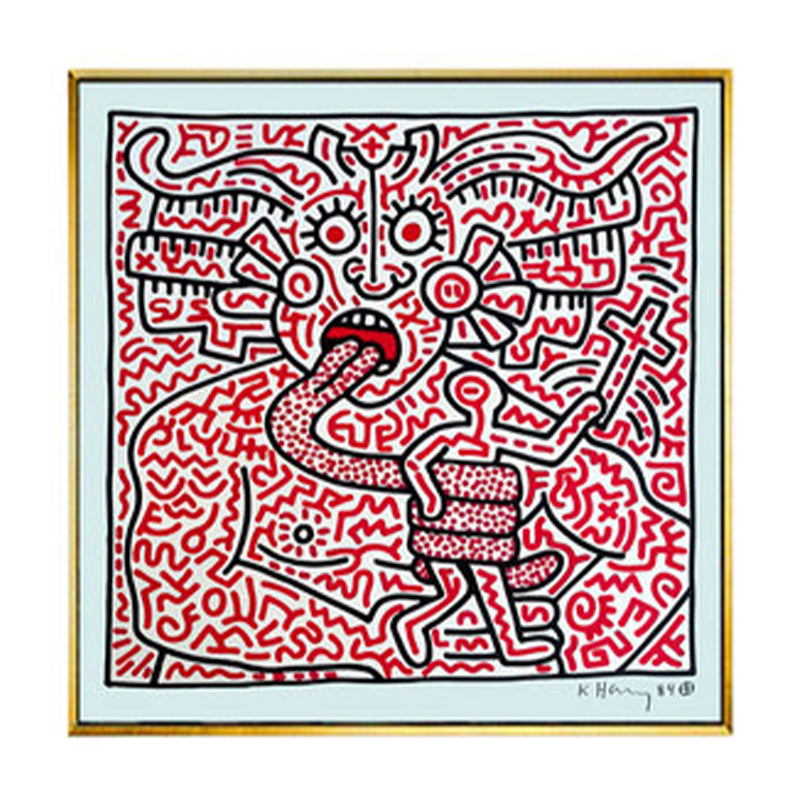 Постер Keith Haring 15 Мульти Постер Keith Haring 15 Мульти в Тюмени | Loft Concept