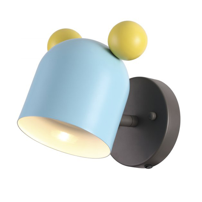 Бра Mickey Mouse Blue Голубой Бра Mickey Mouse Blue Голубой в Тюмени | Loft Concept