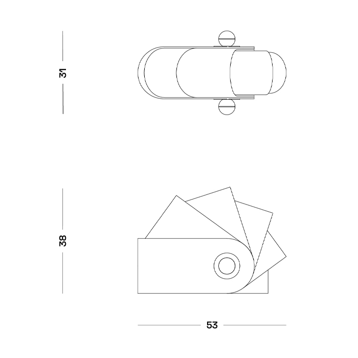 Настольная дизайнерская лампа Poltronova Ghepre Table Lamp в Тюмени