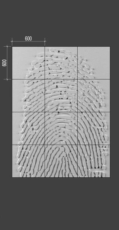 Барельеф FINGERPRINT в Тюмени