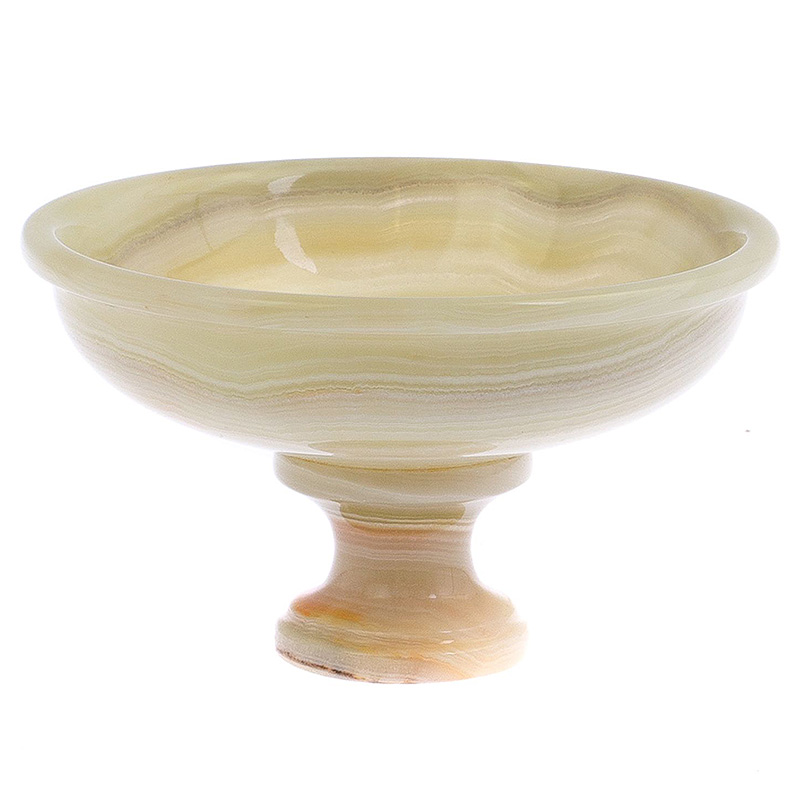 Фруктовница из натурального камня Оникс Natural Stone Fruit Bowls Желтый Белый Фруктовница из натурального камня Оникс Natural Stone Fruit Bowls Желтый Белый в Тюмени | Loft Concept